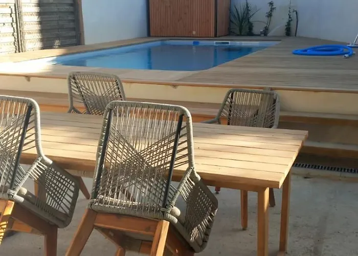 Maison Nomade Piscine Privee, Parking Et Clim